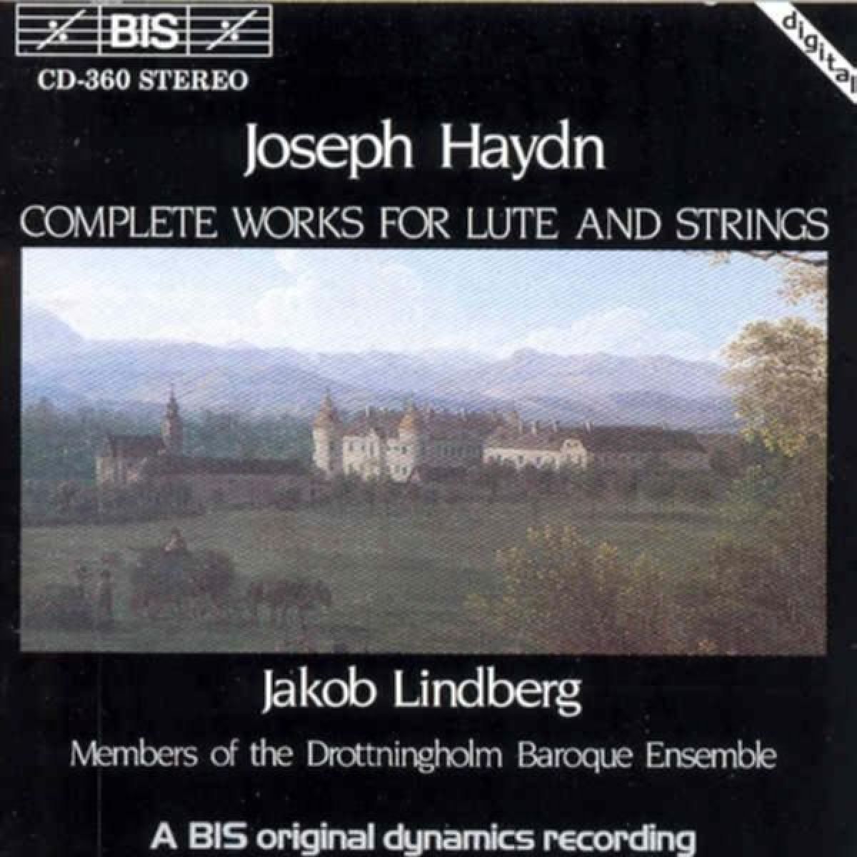 Afbeelding van Jakob Lindberg, Members Of The Drottningholm Baroque Ensemble - Haydn: The Complete Works For Lute And Strings