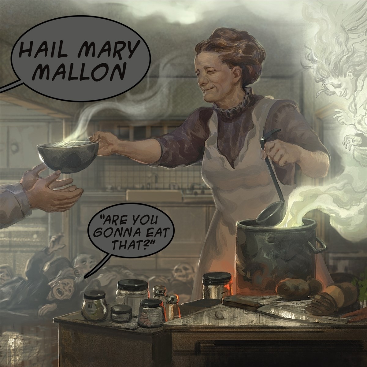 Afbeelding van Hail Mary Mallon - Are You Gonna Eat That?