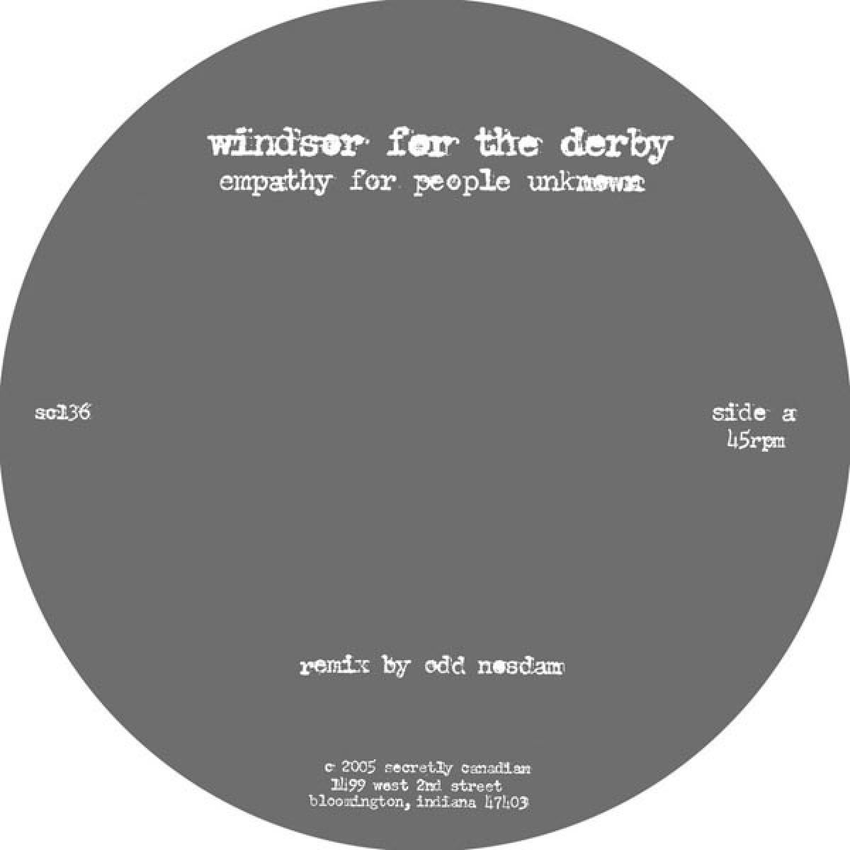Afbeelding van Windsor For The Derby - Empathy For People Unknown