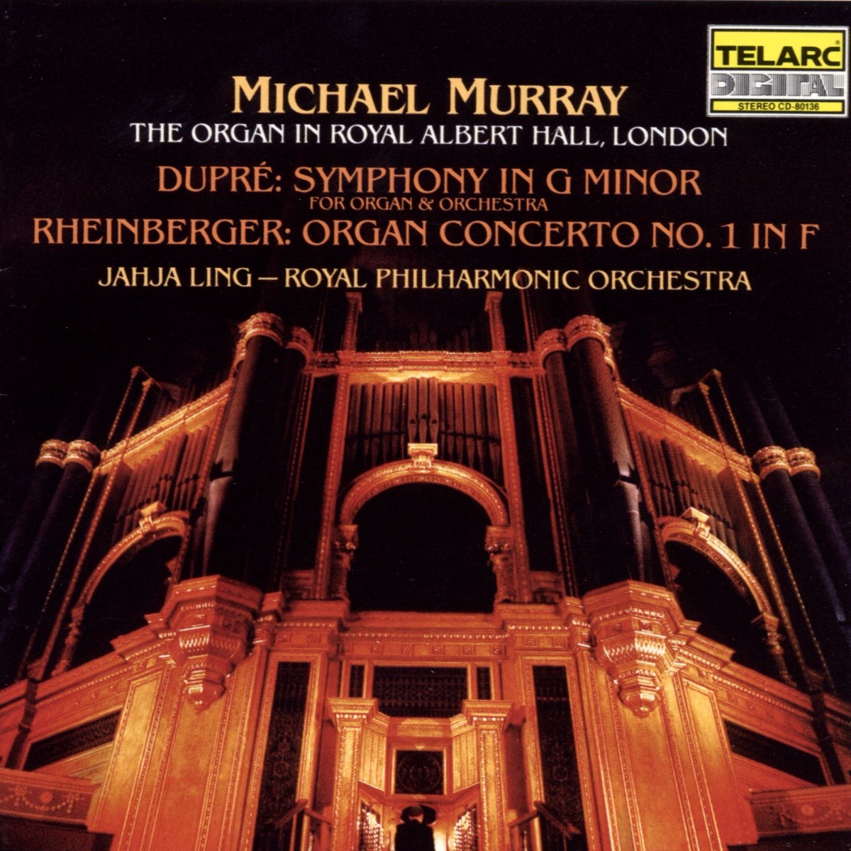 Afbeelding van Michael Murray, Jahja Ling, Royal Philharmonic Orchestra - Symphony In G Minor / Organ Concerto No. 1