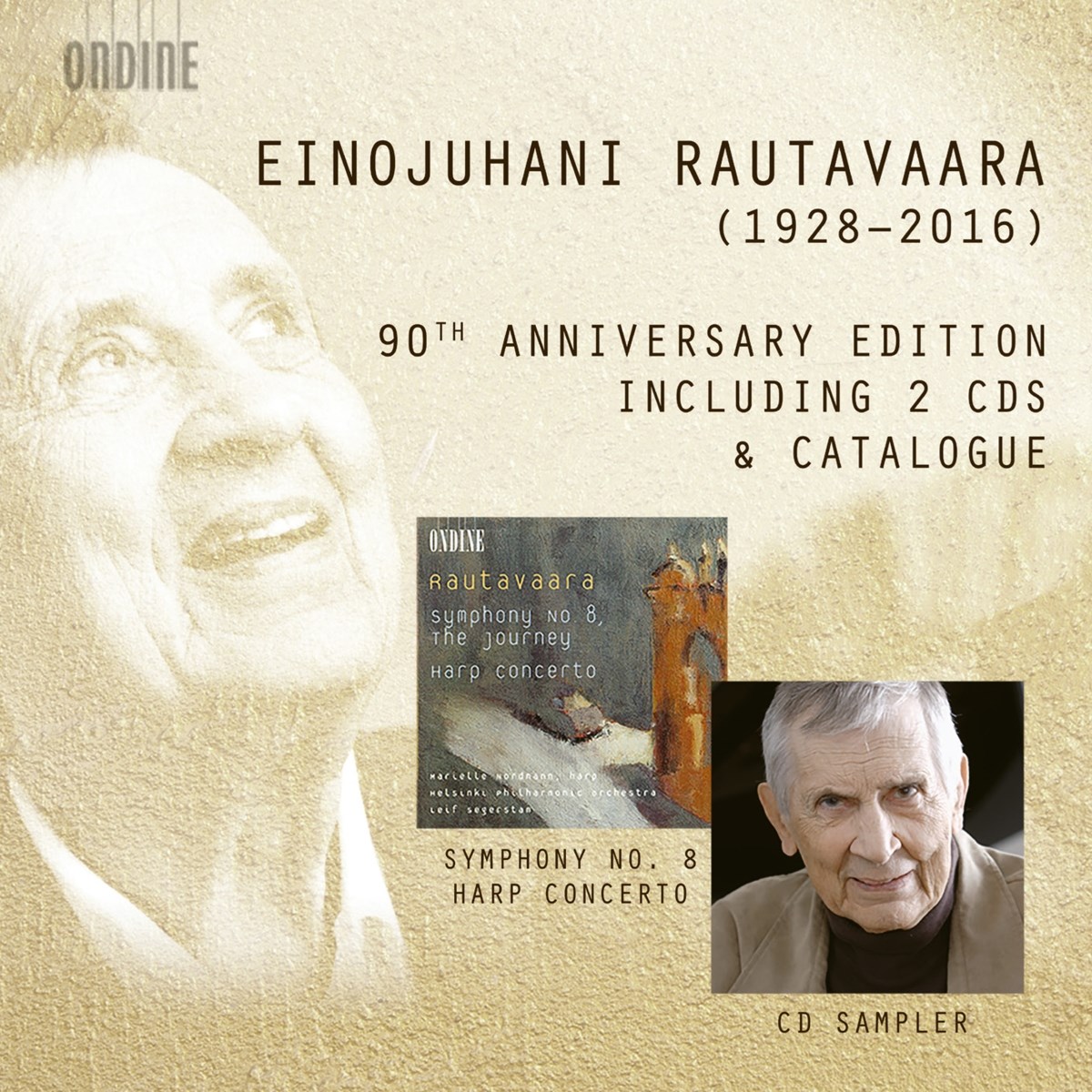 Afbeelding van Marielle Nordmann, Helsinki Philharmonic Orchestra - Rautavaara: 90th Anniversary Edition, Symphony No. 8, Harp Concerto