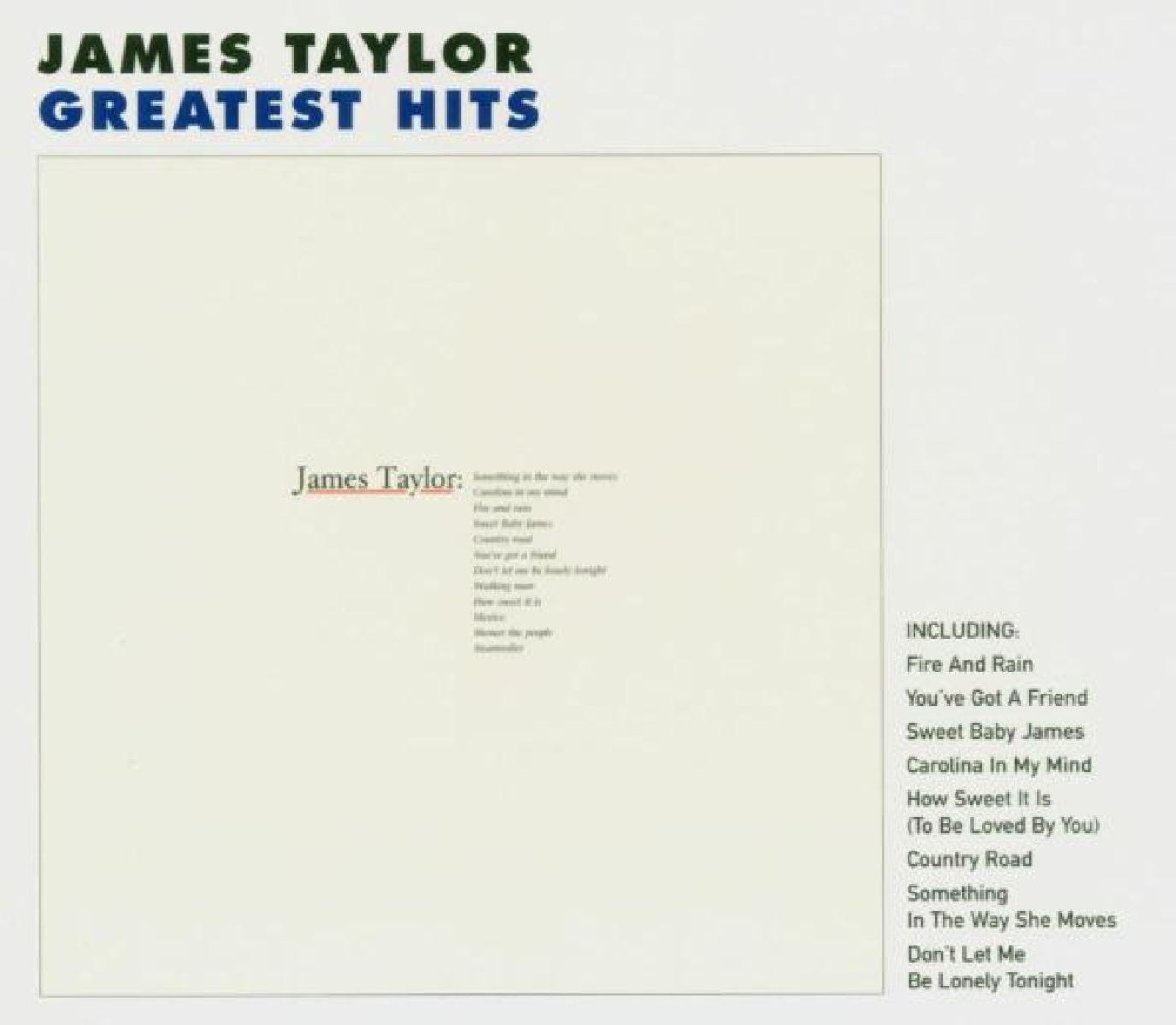 Afbeelding van James Taylor - Greatest Hits
