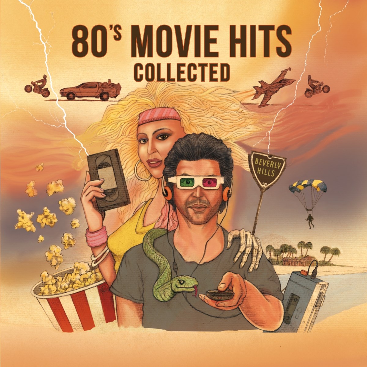 Afbeelding van Various Artists - 80's Movie Hits Collected