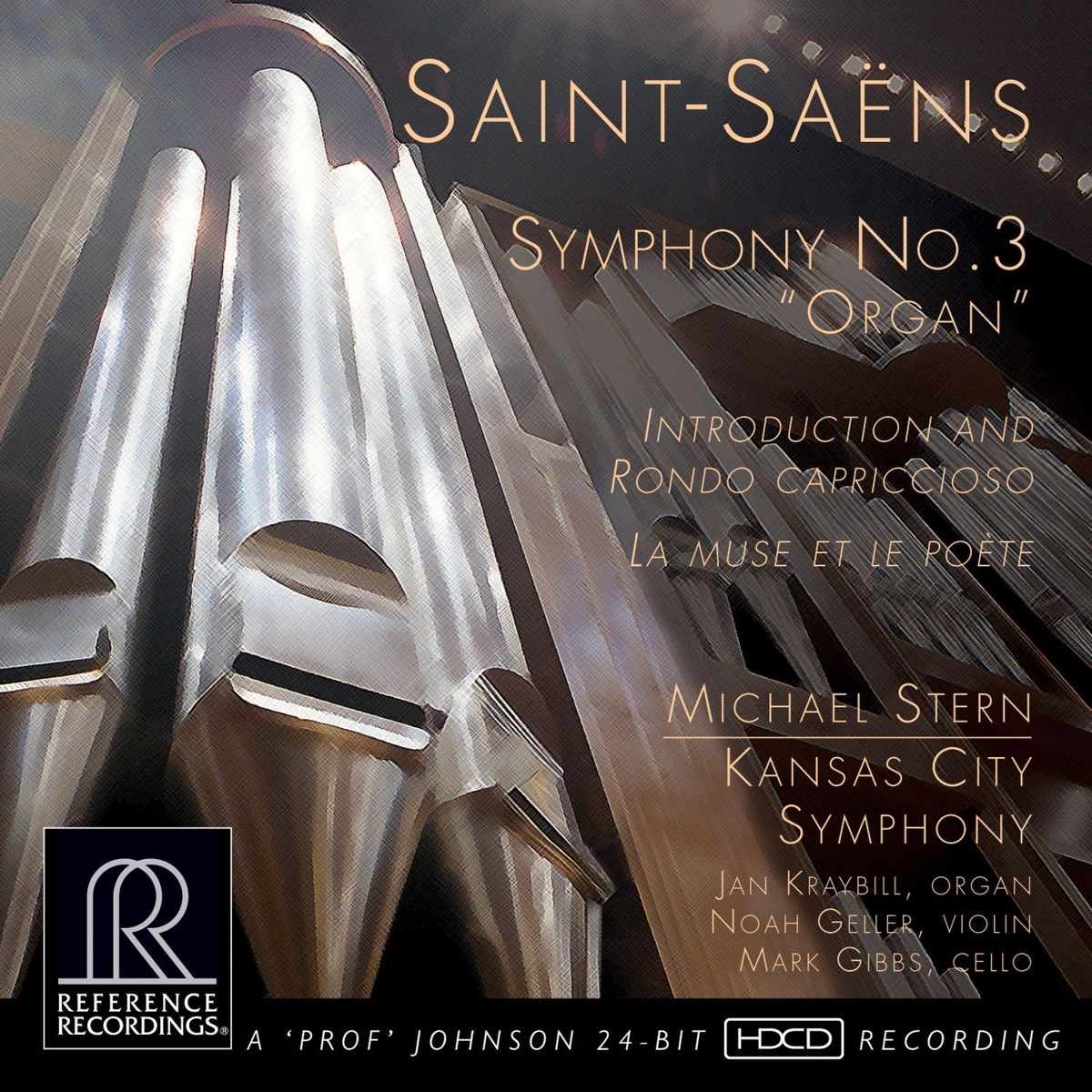 Afbeelding van The Kansas City Symphony, Michael Stern, Jay Kraybill - Saint-Saëns: Symphony No. 3 'Organ'