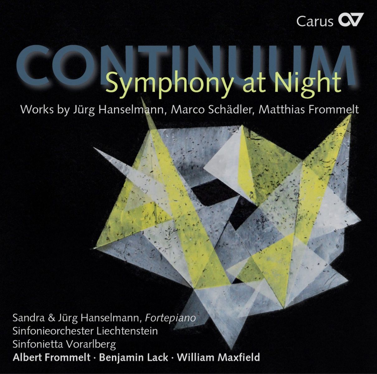 Afbeelding van Pianoduo Hanselmann, Sinfonie Orchestra Liechtenstein - Continuum, Symphony At Night