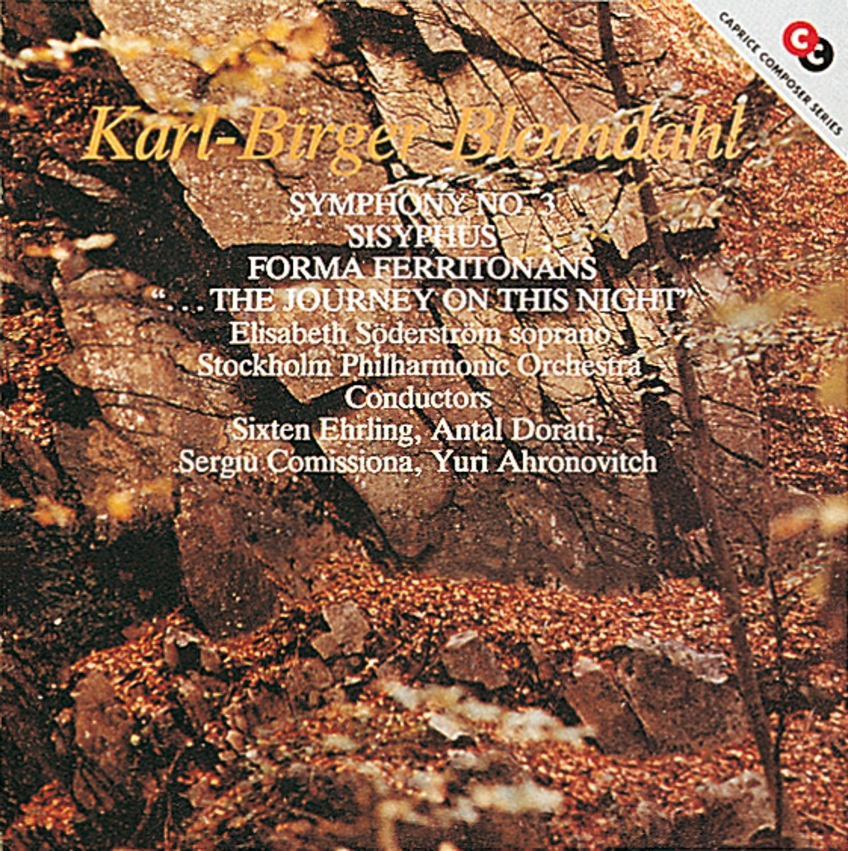 Elisabeth Söderström, Stockholm Philharmonic Orchestra, Sixten Ehrling, Antal Dorati - Blomdahl: Symphony No.3
