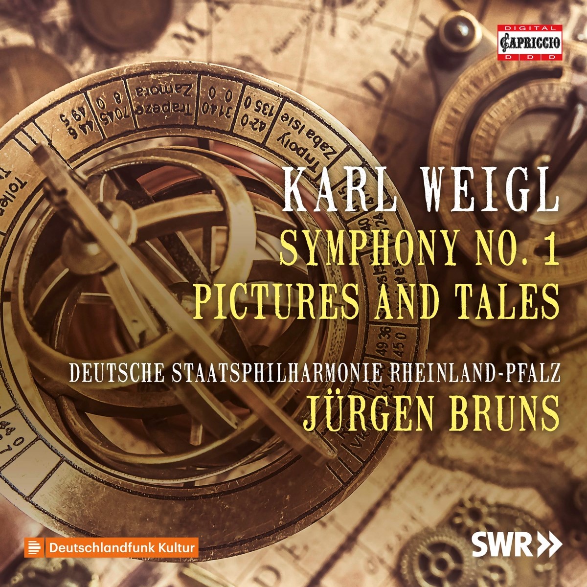Afbeelding van Deutsche Staatsphilharmonie Rheinland-Pfalz, Jürgen Bruns - Weigl: Symphonie Nr.1 E-Dur Op.5 - Pictures And Tales