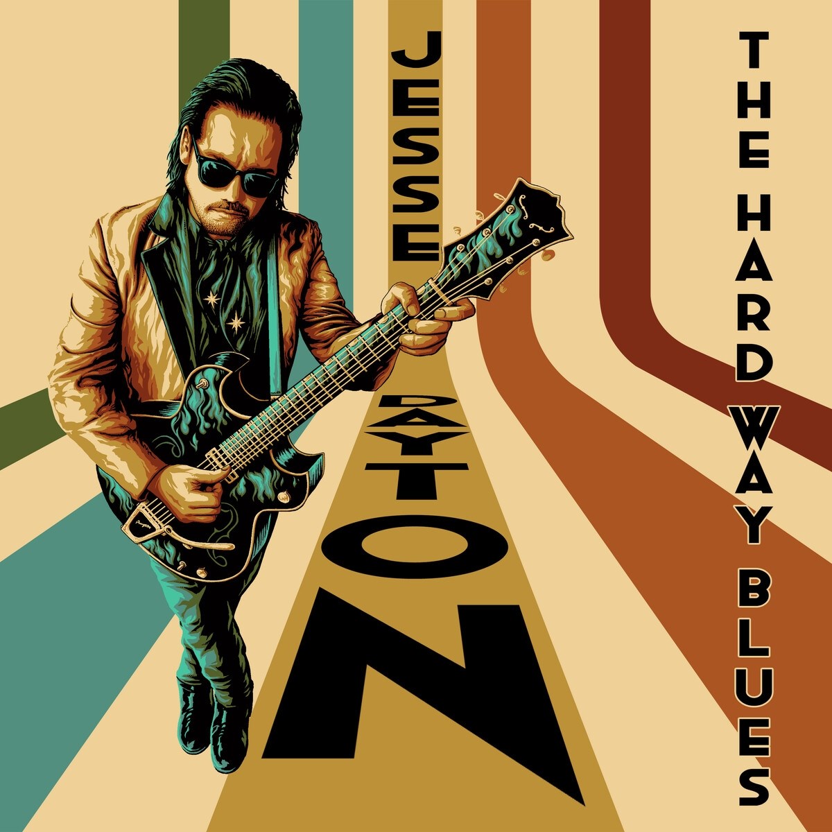 Afbeelding van Jesse Dayton - The Hard Way Blues