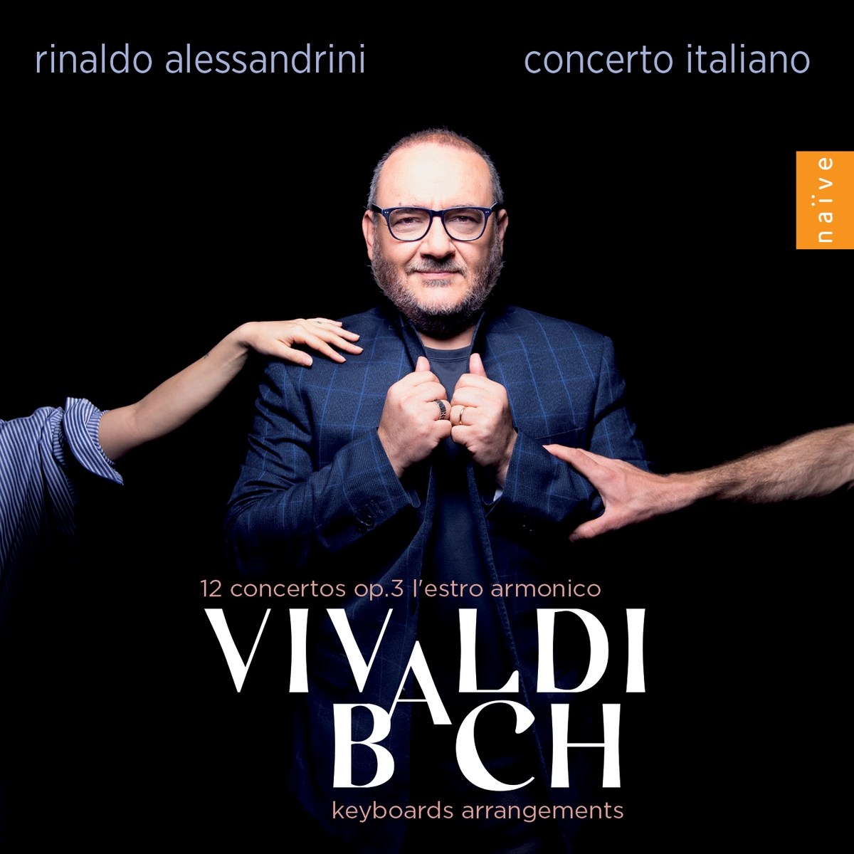 Afbeelding van Rinaldo Alessandrini, Concerto Italiano - Vivaldi: 12 Concertos, Op. 3 "L'estro Armonico" | Bach: Keyboards Arrangements