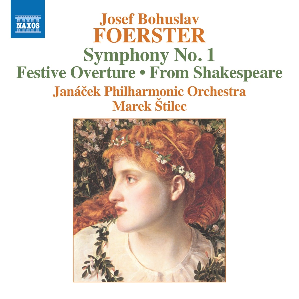 Afbeelding van Janacek Philharmonic Orchestra, Marek Stilec - Foerster: Symphony No.1 - Festive Overture - From Shakespeare