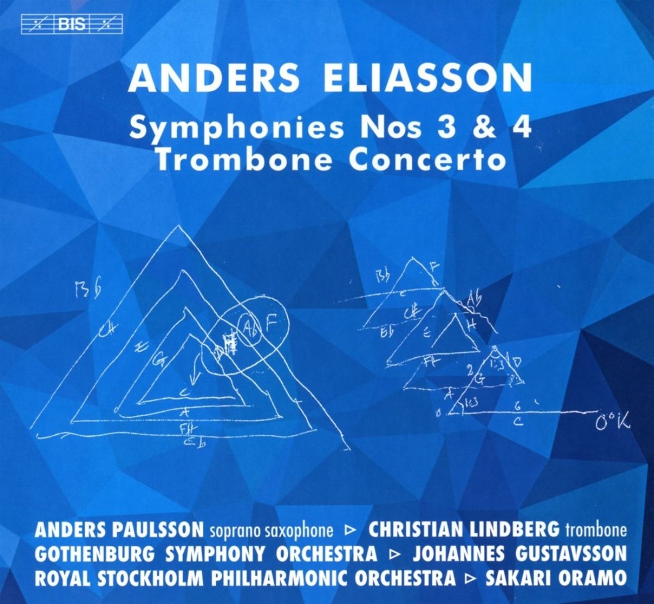 Afbeelding van Anders Paulsson, Christian Lindberg, Gothenburg Symphony Orchestra - Eliasson: Symphonies Nos.3 & 4