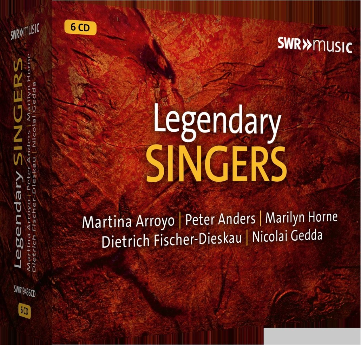 Afbeelding van Dietrich Fischer-Dieskau, Nicolai Gedda, Martina Horne, Martina Arroyo, Peter Anders - Legendary Singers