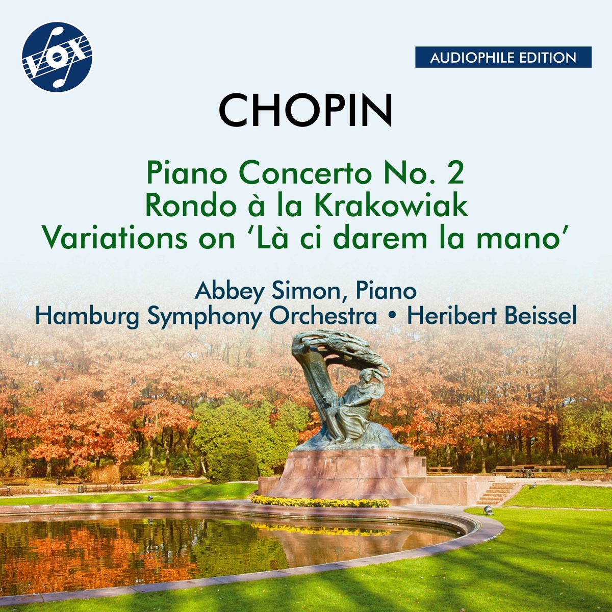Afbeelding van Abbey Simon, Hamburg Symphony Orchestra, Heribert Beissel - Chopin: Complete Works For Piano & Orchestra, Vol. 2