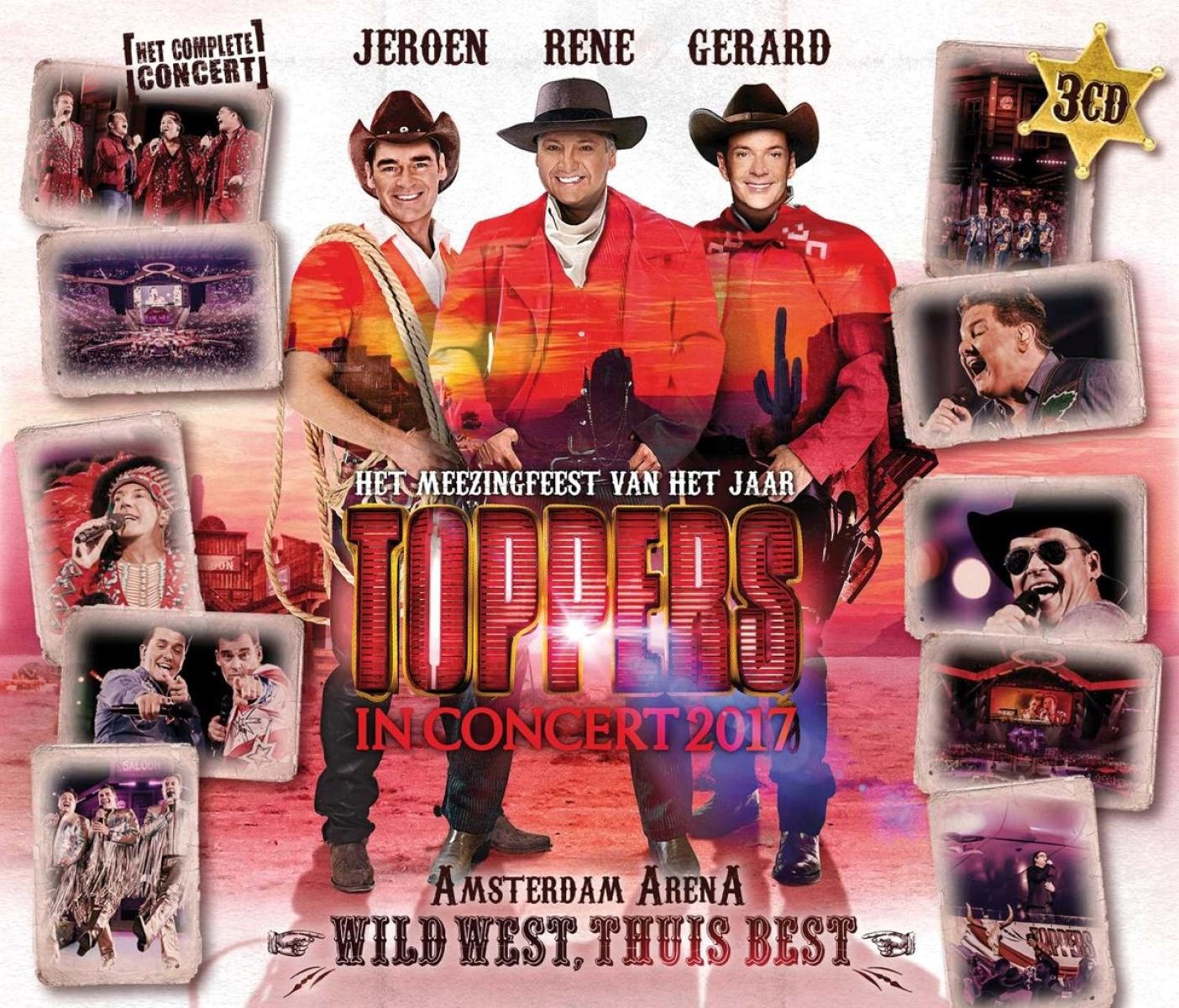 Toppers, Jeroen van der Boom, René Froger, Gerard Joling - Toppers In Concert 2017 - Wild West, Thuis Best (Het Complete Concert)