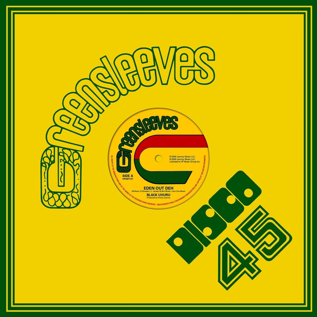 Afbeelding van Black Uhuru - Eden Out Deh (12 Inch Mix)