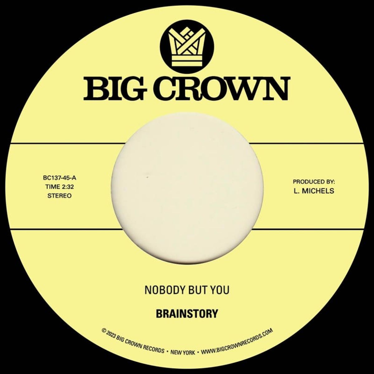 Afbeelding van Brainstory - Nobody But You / Gift Of Life