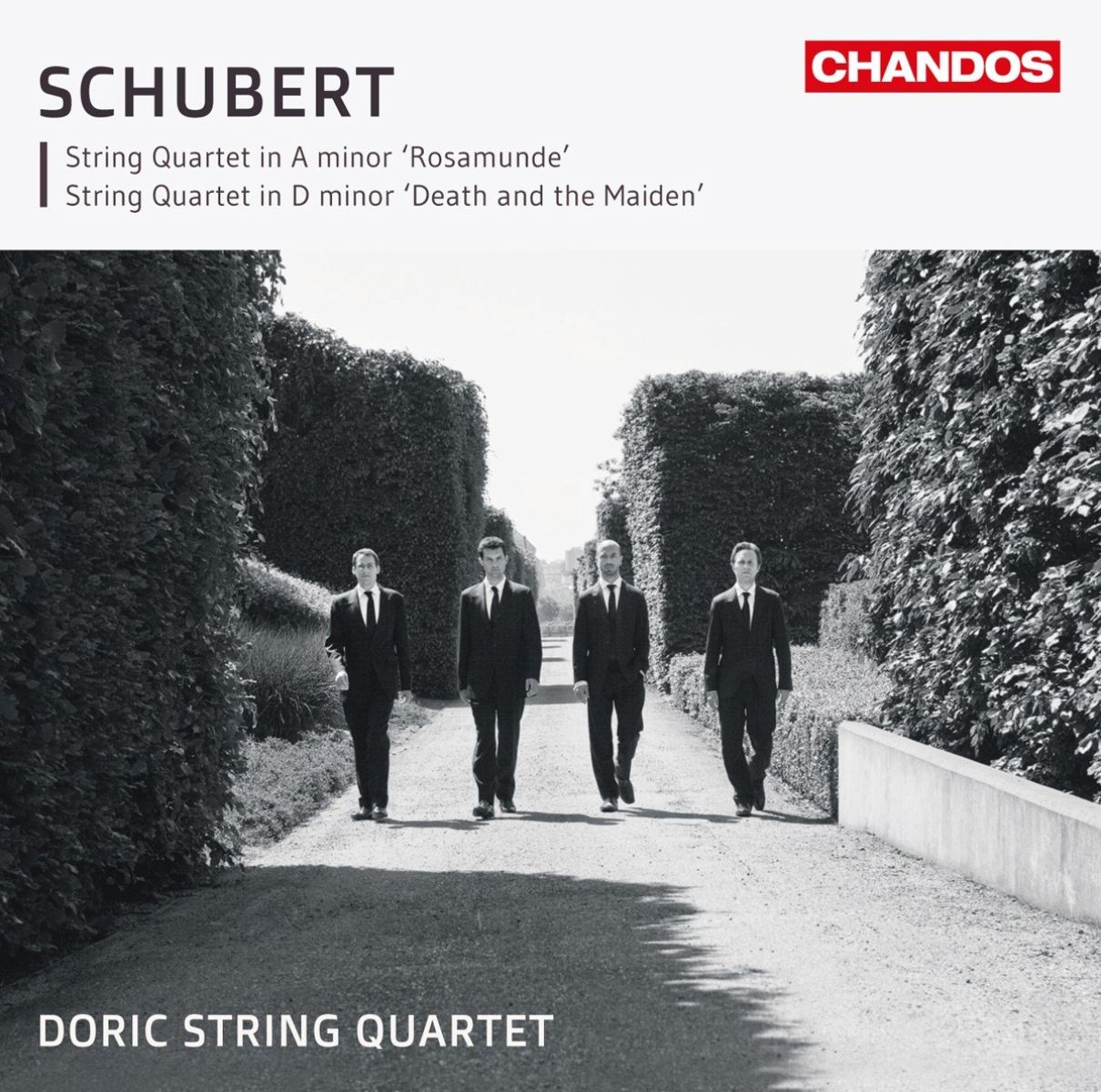 Afbeelding van Doric String Quartet - Schubert: String Quartets 'Rosamunde' & 'Death and the Maiden'