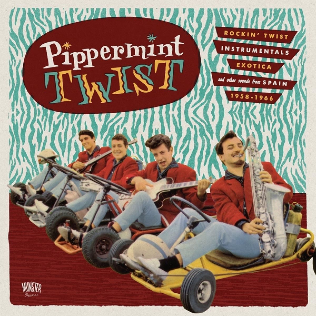 Afbeelding van Various Artists - Pippermint Twist (Rockin' Twist - Instrumentals - Exotica And Other Sound From Spain 1958-1966)