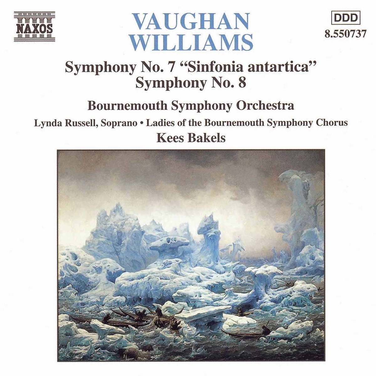 Afbeelding van Bournemouth Symphony Orchestra, Kees Bakels - Vaughan Williams: Symphonies 7 & 8