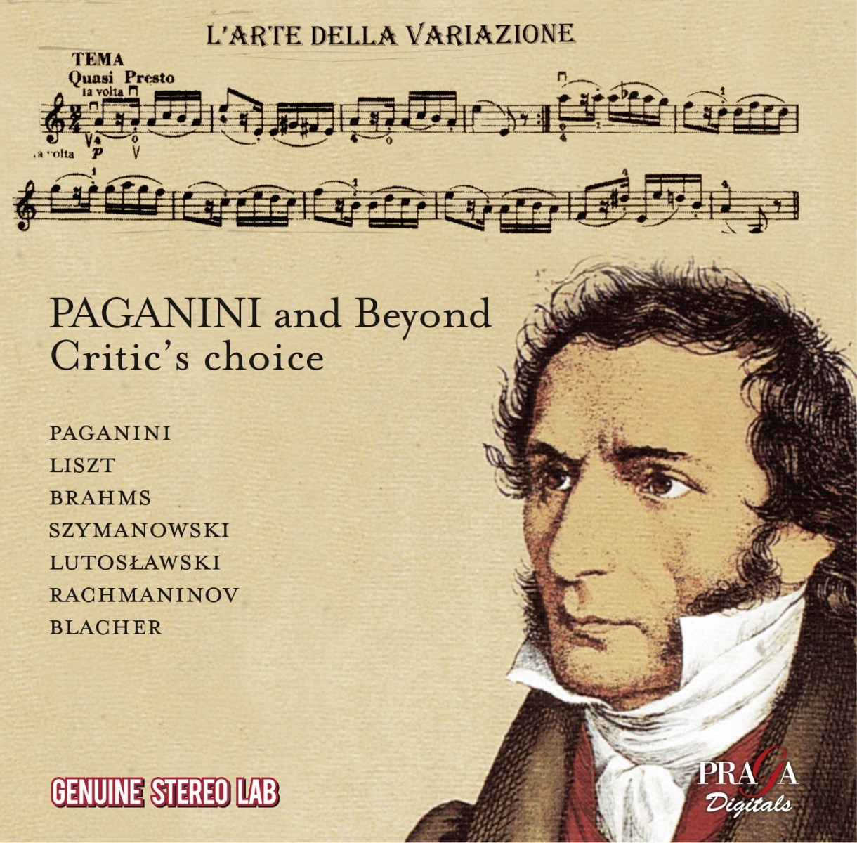 Michael Rabin & Géza Anda - L'Arte Della Variazione, Paganini and Beyond, Critic's Choice