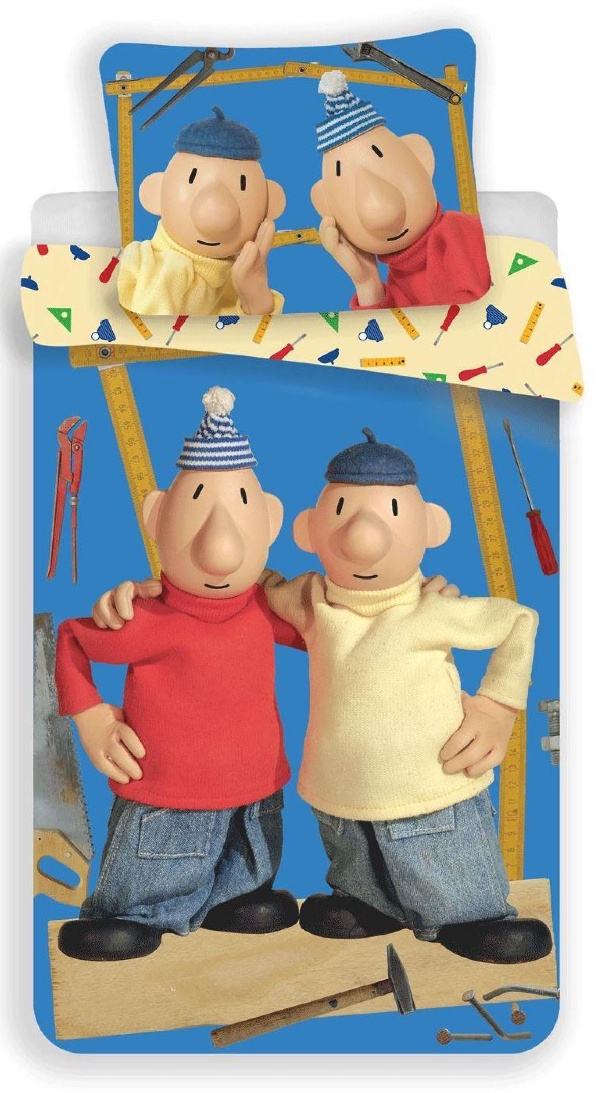 Afbeelding van Buurman & Buurman - A JE TO! - Eenpersoons dekbedovertrek (140 x 200cm)