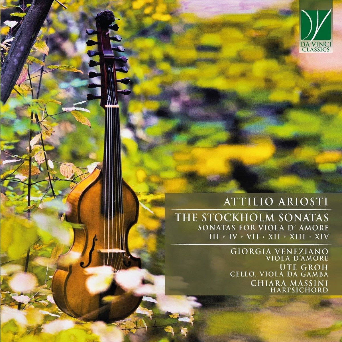 Afbeelding van Giorgia Veneziano, Ute Groh, Chiara Massini - Attilio Ariosti: The Stockholm Sonatas (Sonatas For Viola D'Amore III - IV - VII - XII - XIII - XIV)