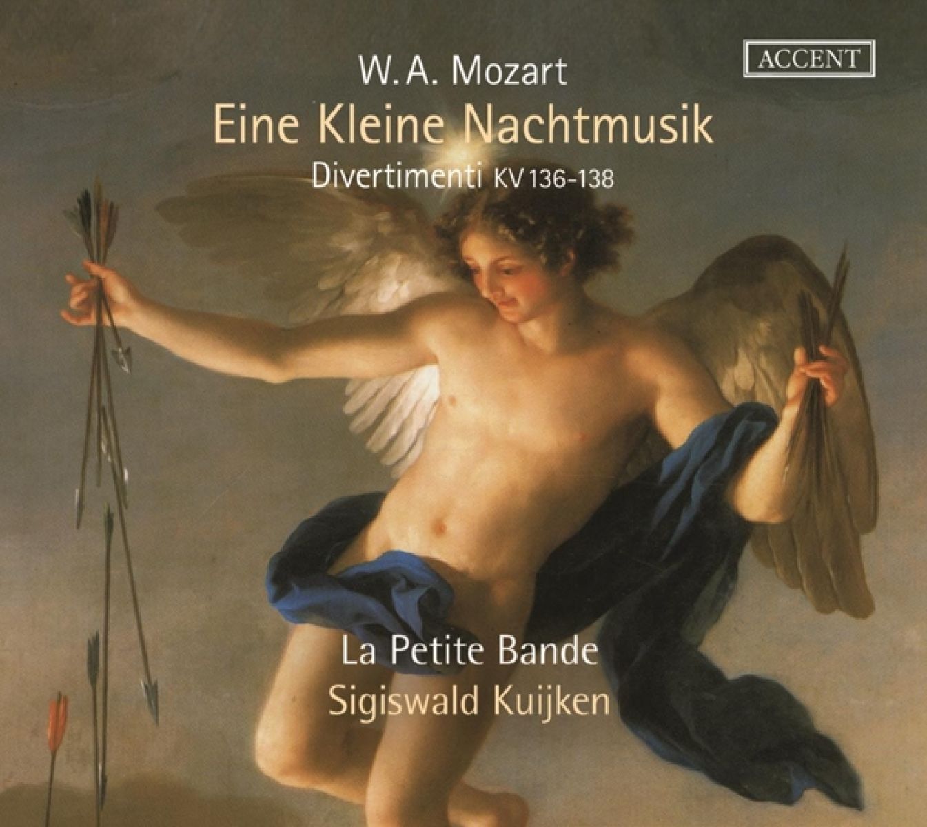 Afbeelding van La Petite Bande, Sigiswald Kuijken - Mozart: Eine Kleine Nachtmusik | Divertimento KV 136