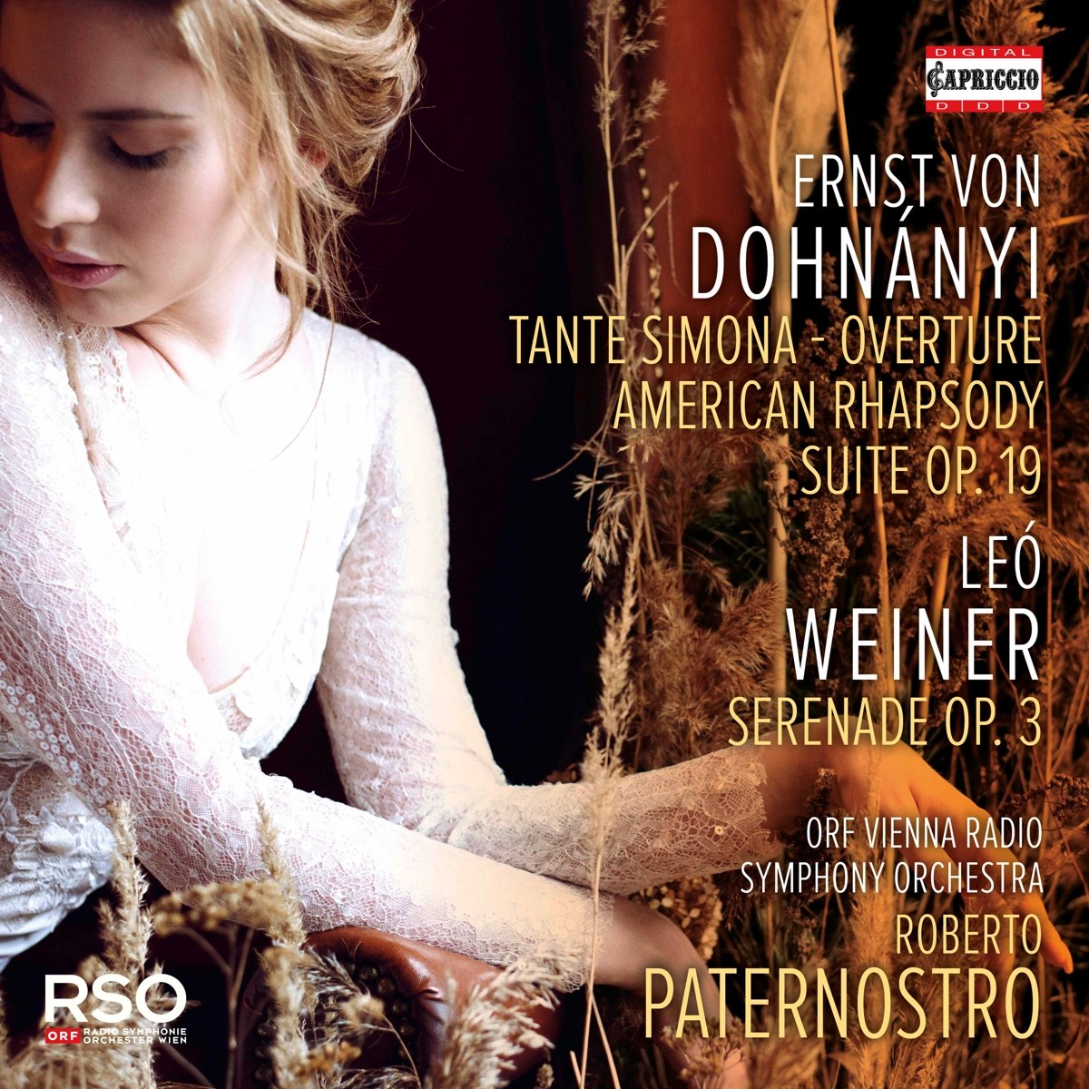 Afbeelding van ORF Radio-Symphonieorchester Wien, Roberto Paternostro - Dohnanyi: Tante Simona Overture | American Rhapsody | Suite Op. 19 | Serenade Op. 3