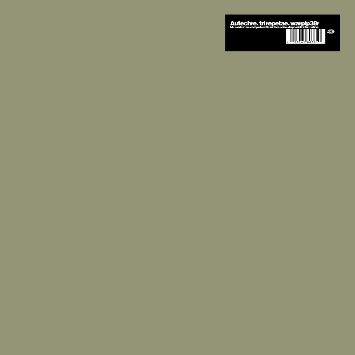 Afbeelding van Autechre - Tri Repetae