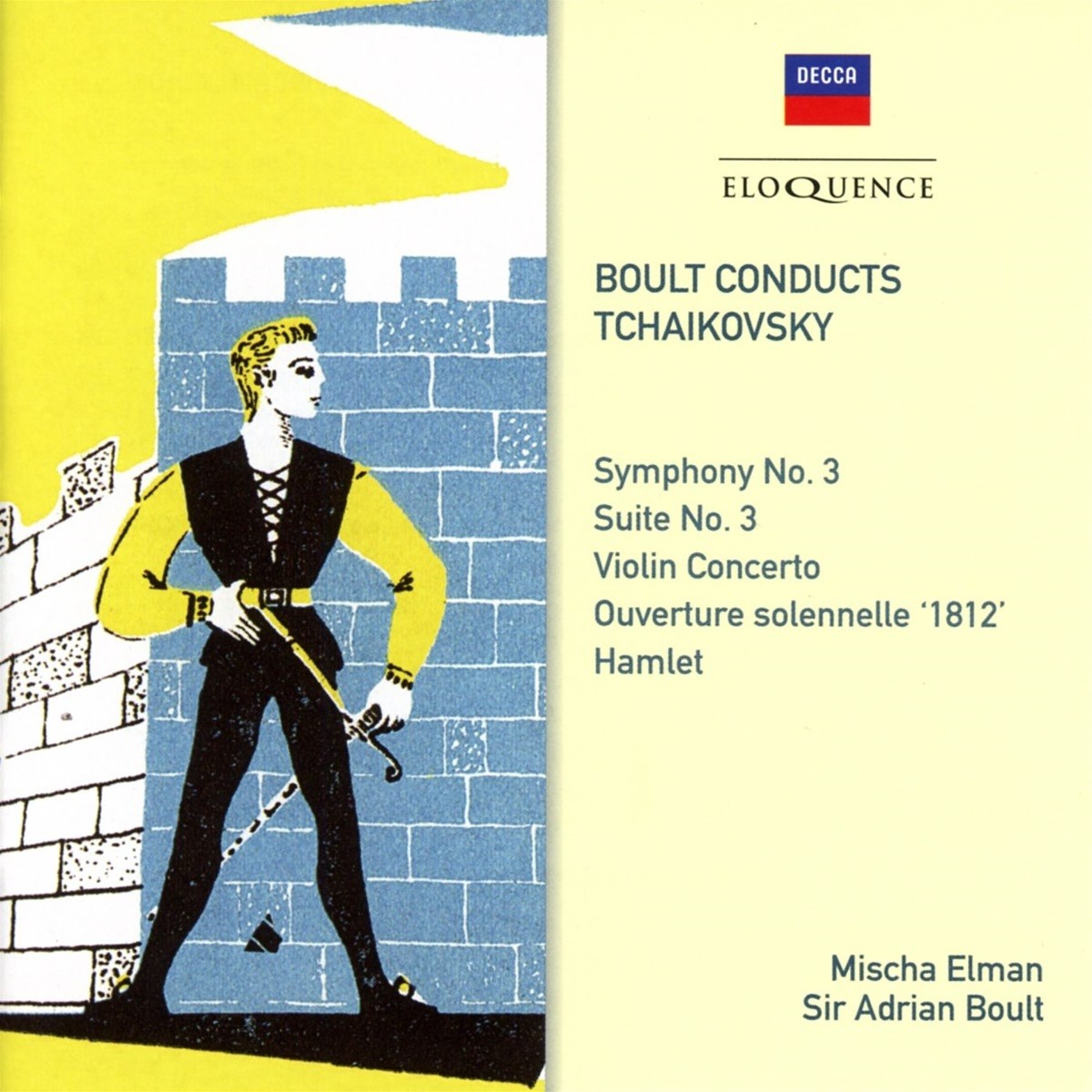 Afbeelding van Sir Adrian Boult - Tchaikovsky: Symphony No. 3; Violin Concerto