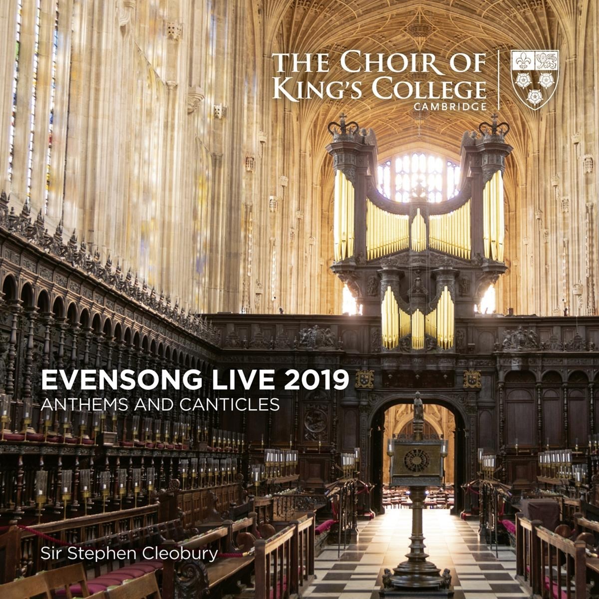 Afbeelding van The Choir Of King's College Cambridge, Stephen Cleobury - Evensong Live 2019: Anthems And Canticles