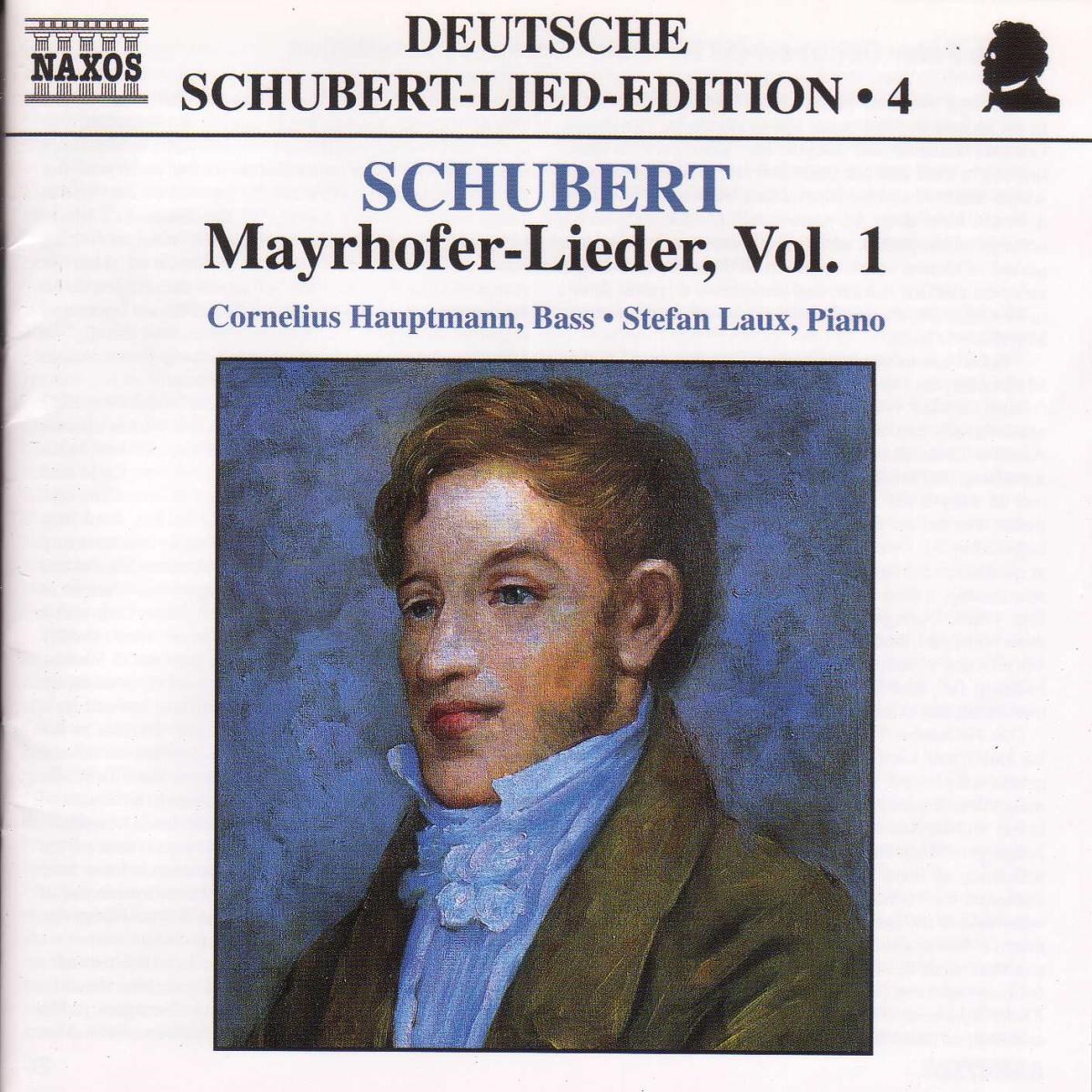 Afbeelding van Cornelius Hauptmann & Stefan Laux - Schubert: Mayrhofer-Lieder, Vol. 1