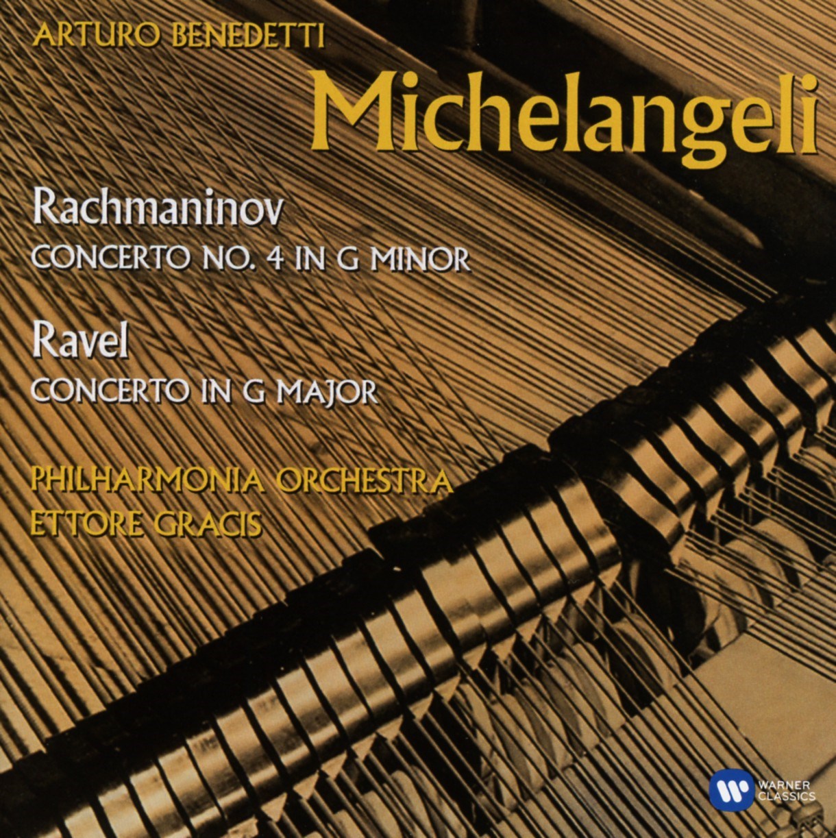 Afbeelding van Arturo Benedetti Michelangeli, Philharmonia Orchestra, Ettore Gracis - Rachmaninov: Concerto No.4 | Ravel: Concerto in G Major