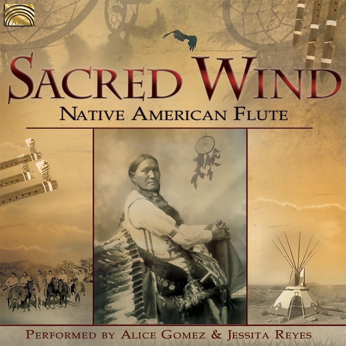 Afbeelding van Alicia Gomez & Jessita Reyes - Sacred Wind. Native American Flute