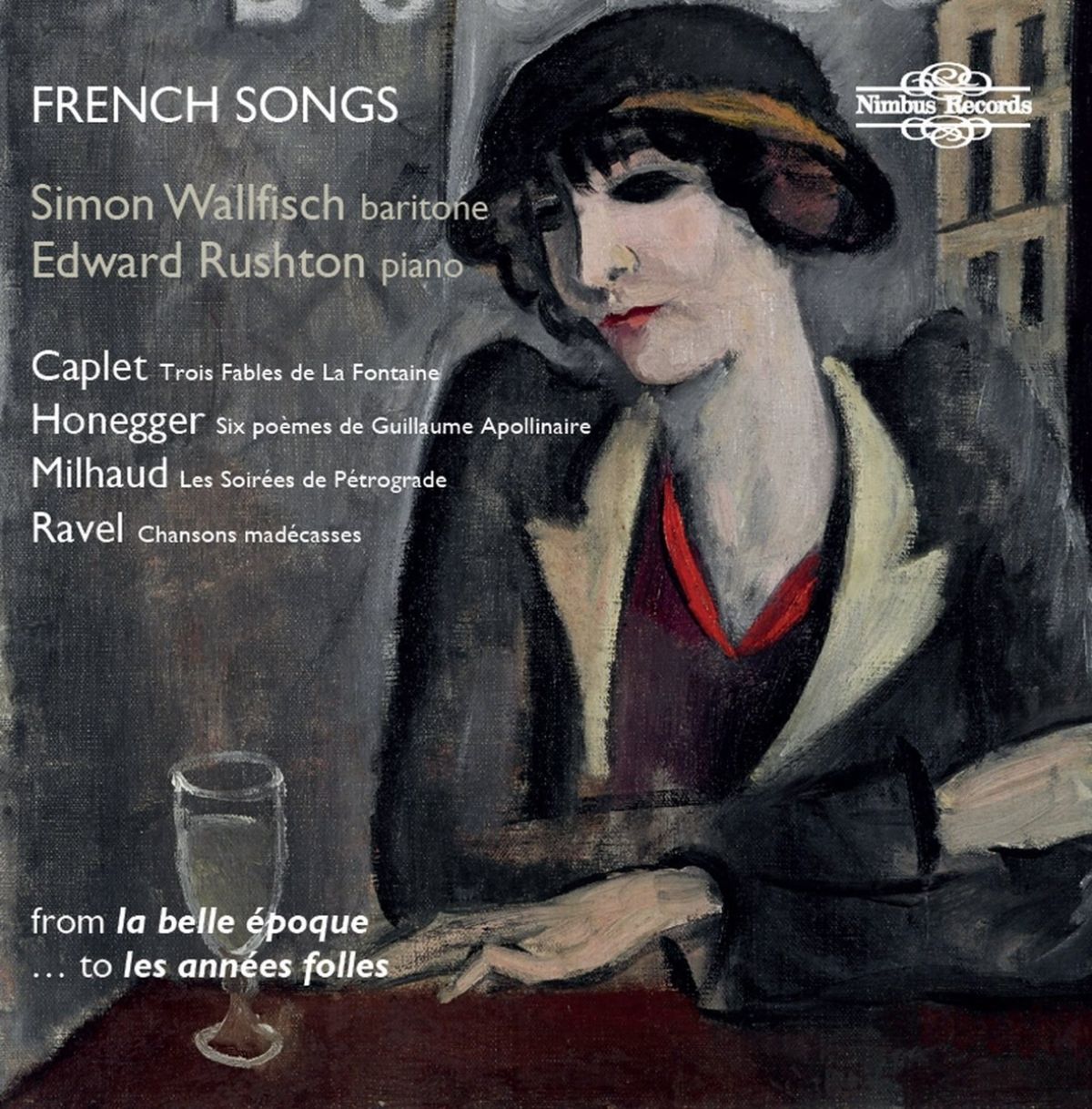 Afbeelding van Simon Wallfisch & Edward Rushton - French Songs From la Belle Epoque ... To Les Années Folles