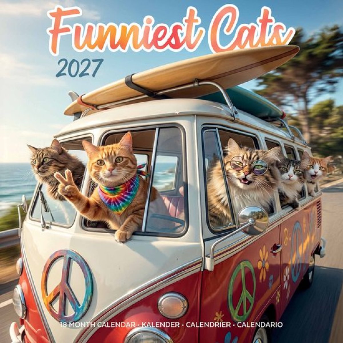 Afbeelding van Kalender 2027 - Funniest Cats