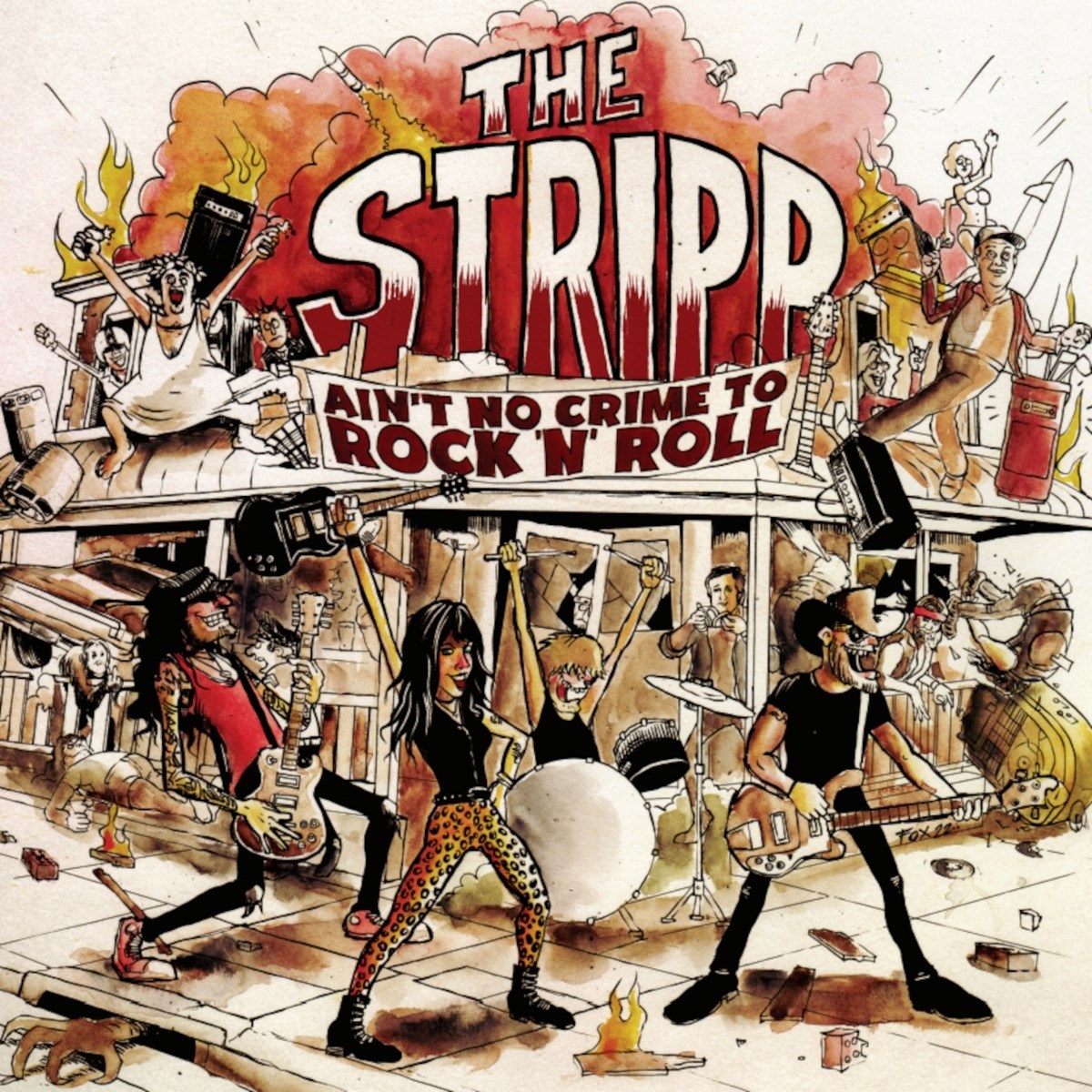 Afbeelding van The Stripp - Ain't No Crime To Rock 'n' Roll