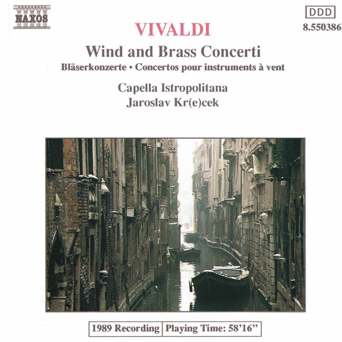 Afbeelding van Capella Istropolitana, Jaroslav Krecek - Vivaldi: Wind & Brass Concertos