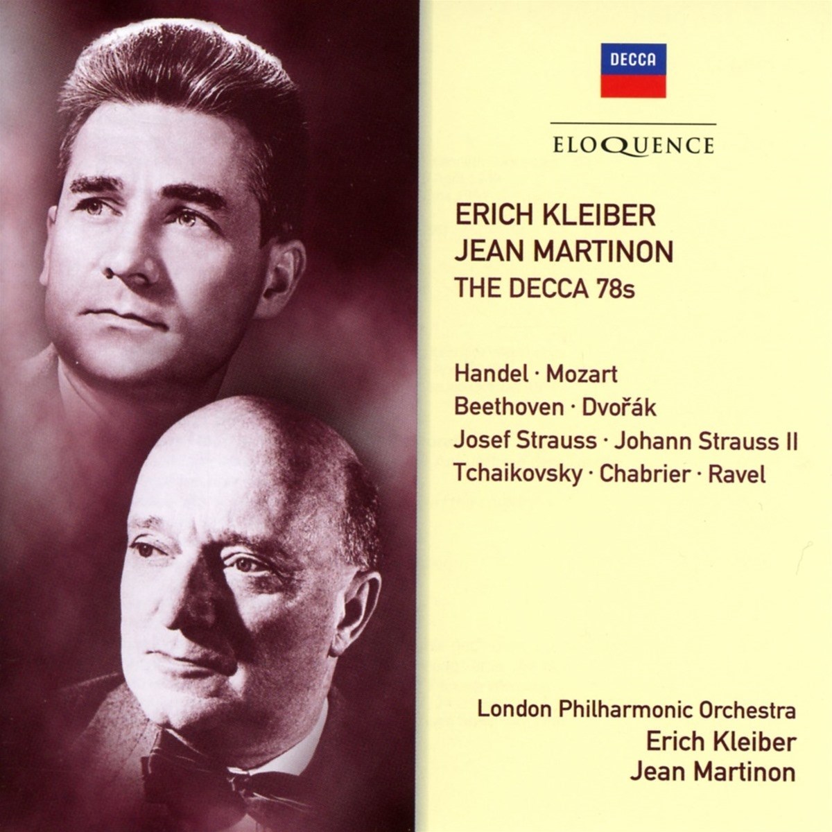 Afbeelding van Jean Martinon, Erich Kleiber - Erich Kleiber, Jean Martinon: Decca 78S