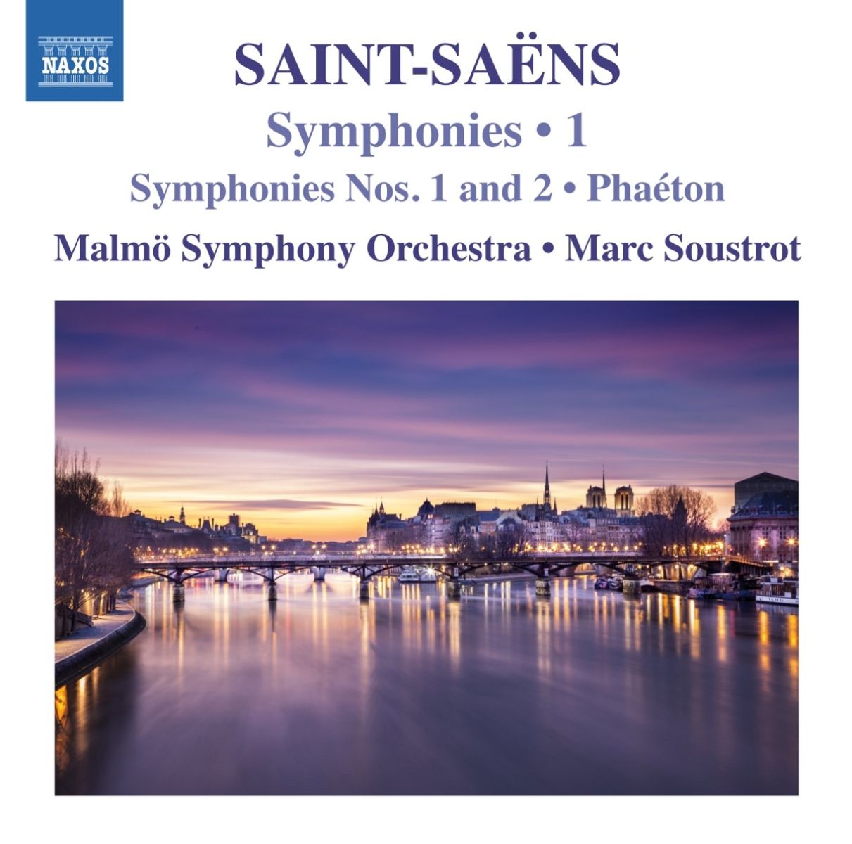 Afbeelding van Malmö Symphony Orchestra, Marc Soustrot - Saint-Saëns: Symphonies Nos. 1 And 2
