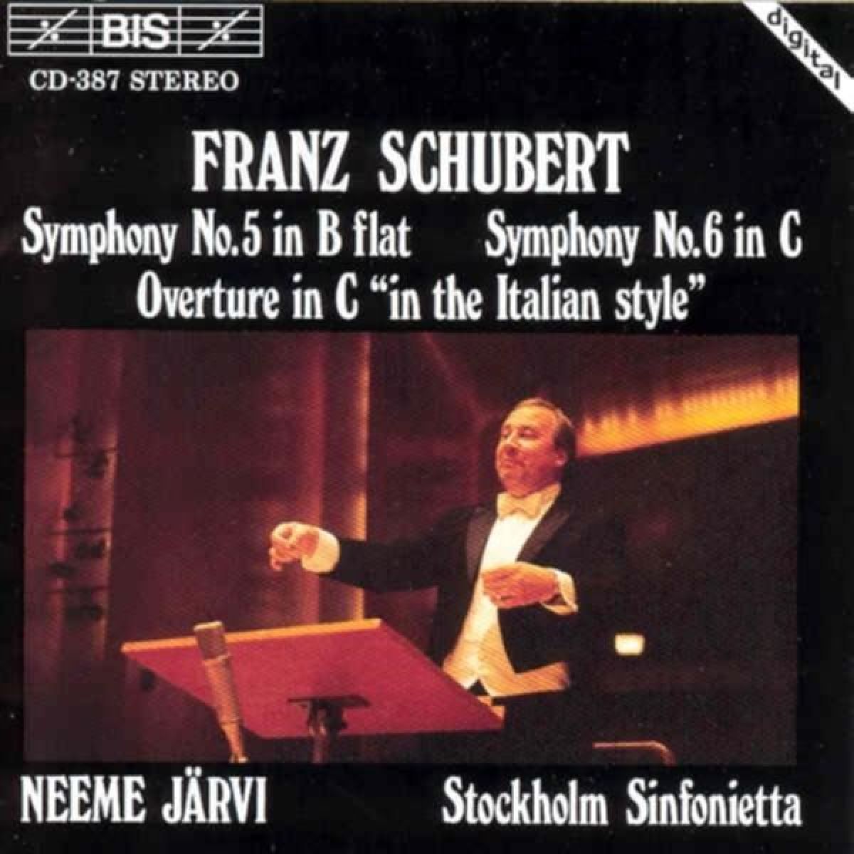 Afbeelding van Stockholm Sinfonietta - Schubert: Overture In C Major