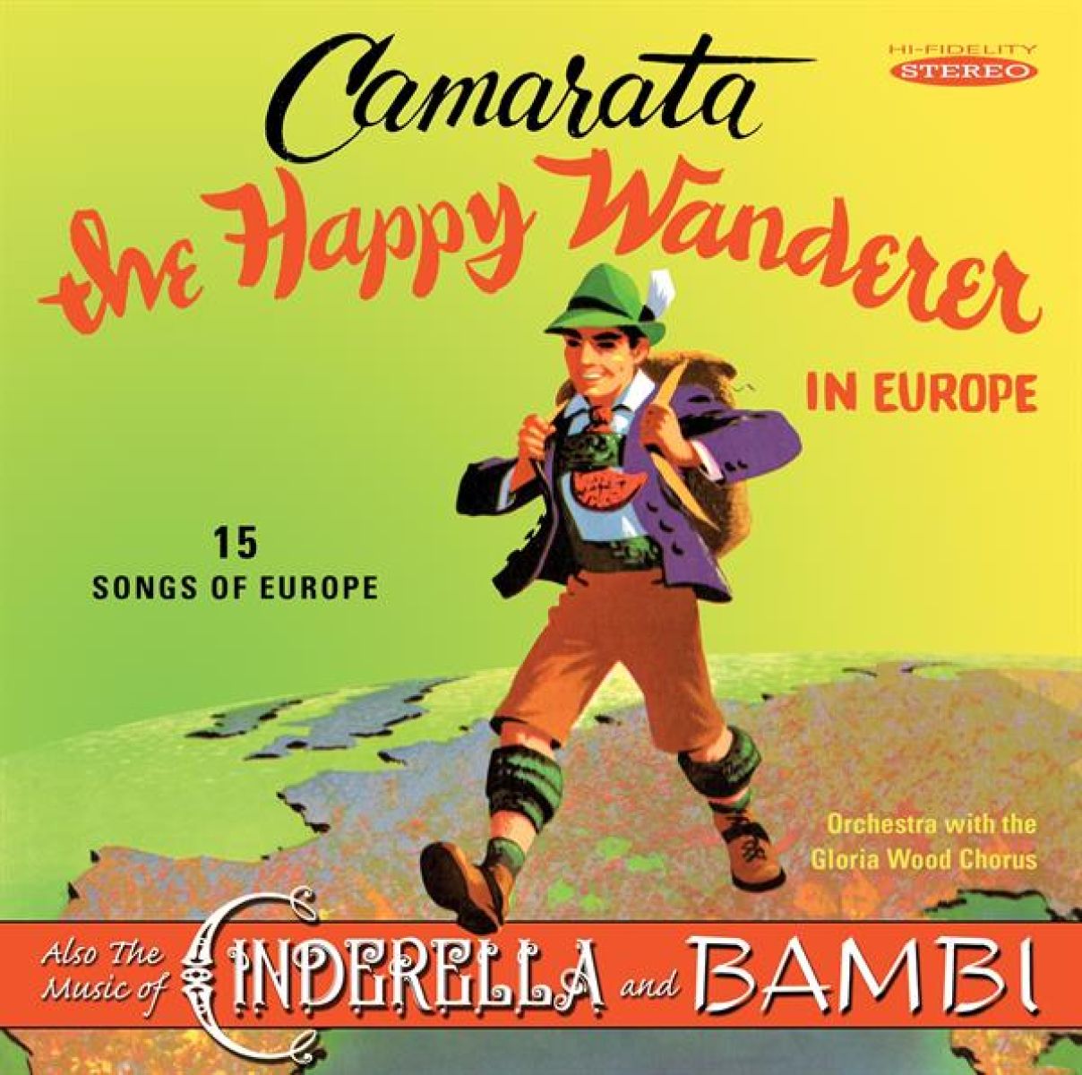Tutti Camarata - Happy Wanderer In Europe (Also Music Of Cinderella And Bambi)