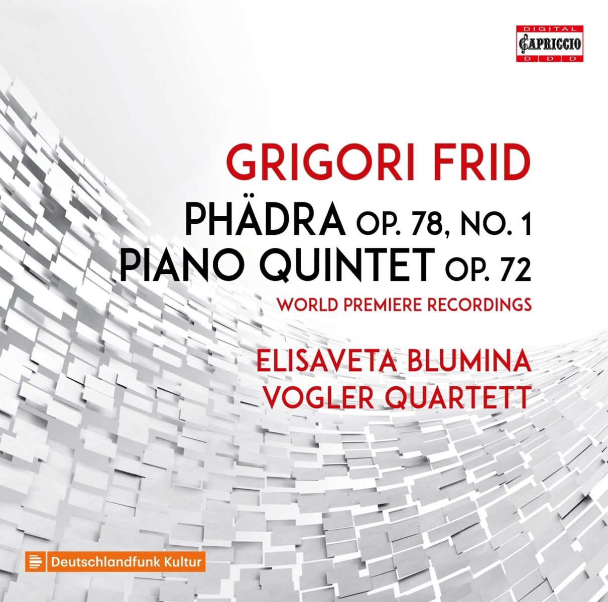 Afbeelding van Elisaveta Blumina & Vogler Quartett - Phädra Op. 78 No. 1 | Piano Quintet Op. 72