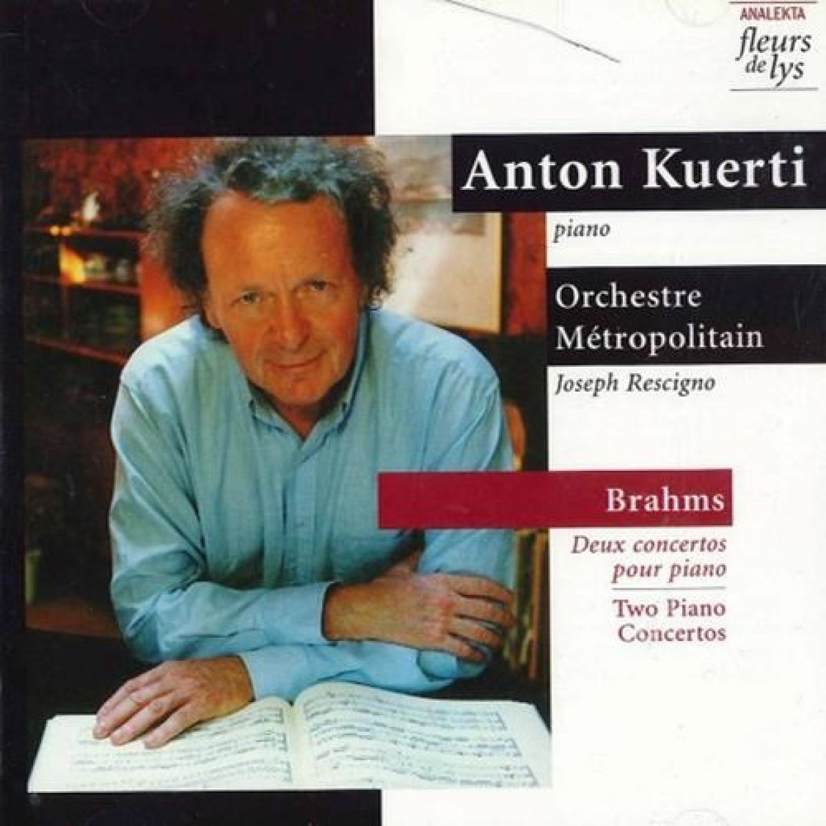 Afbeelding van Anton Kuerti, Orchestre Métropolitain, Joseph Rescigno - Brahms: Two Piano Concertos