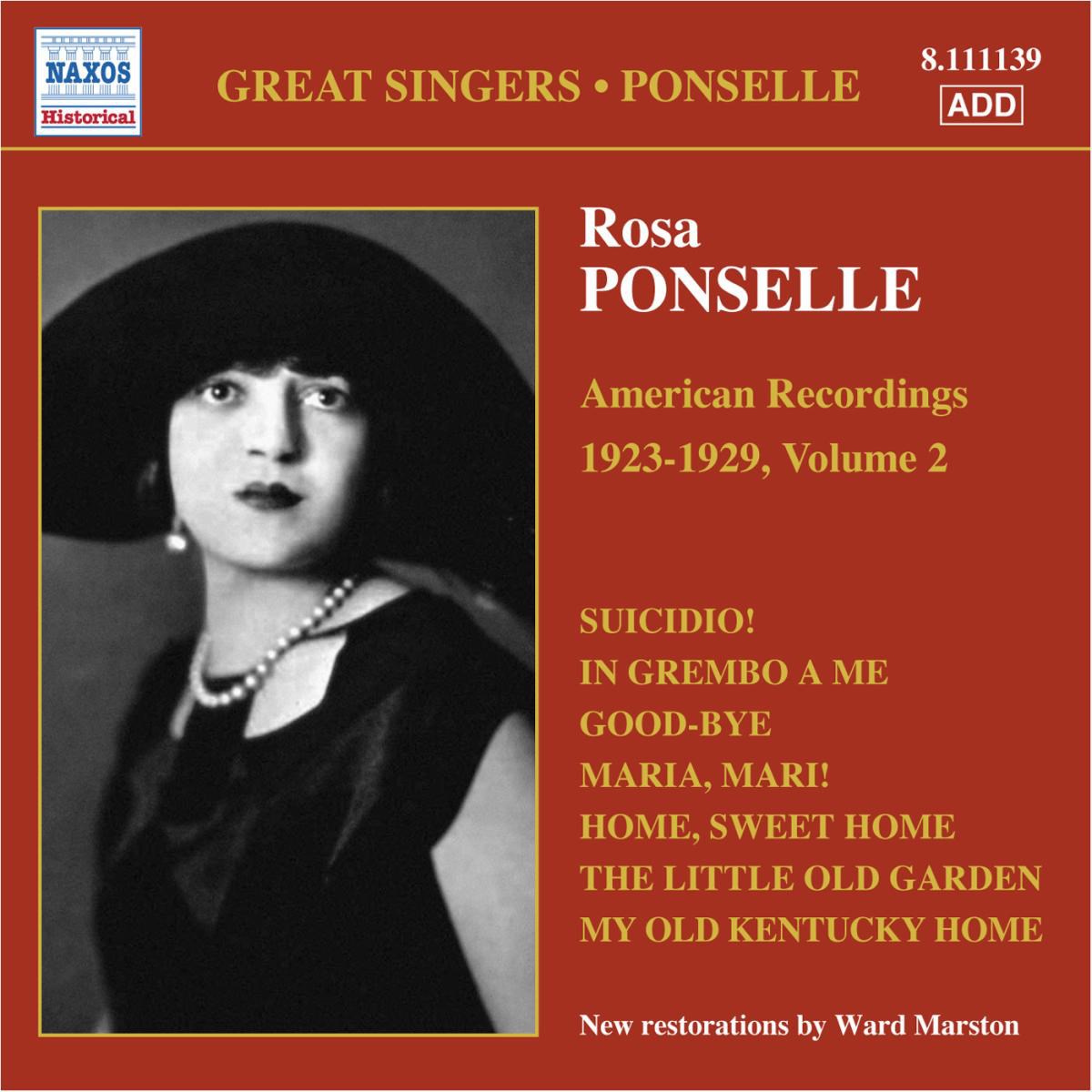 Afbeelding van Rosa Ponselle - American Recordings Volume 2