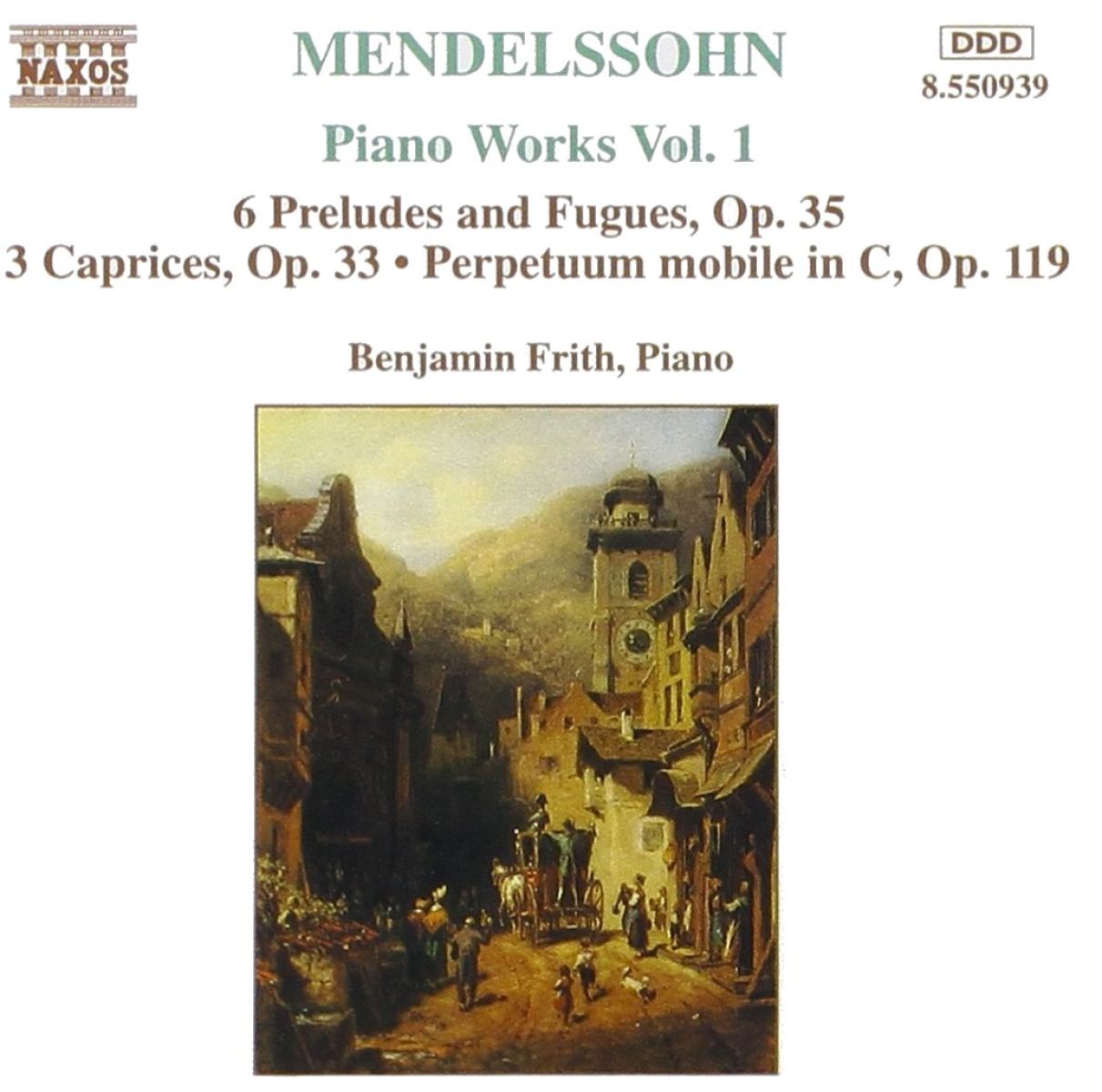 Afbeelding van Benjamin Frith - Mendelssohn: Piano Works 1