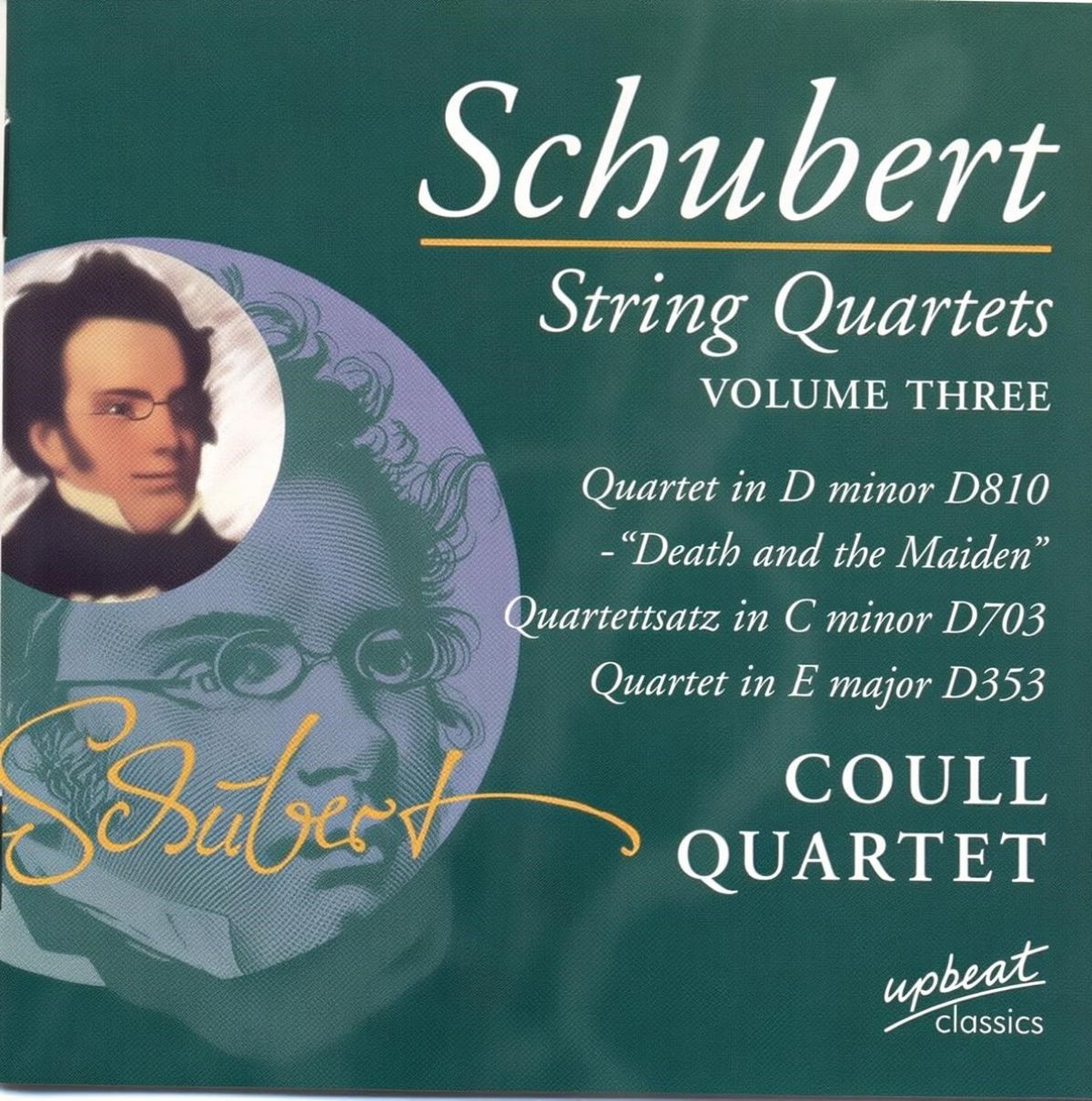 Afbeelding van Coull Quartet - Schubert: String Quartets Volume 3