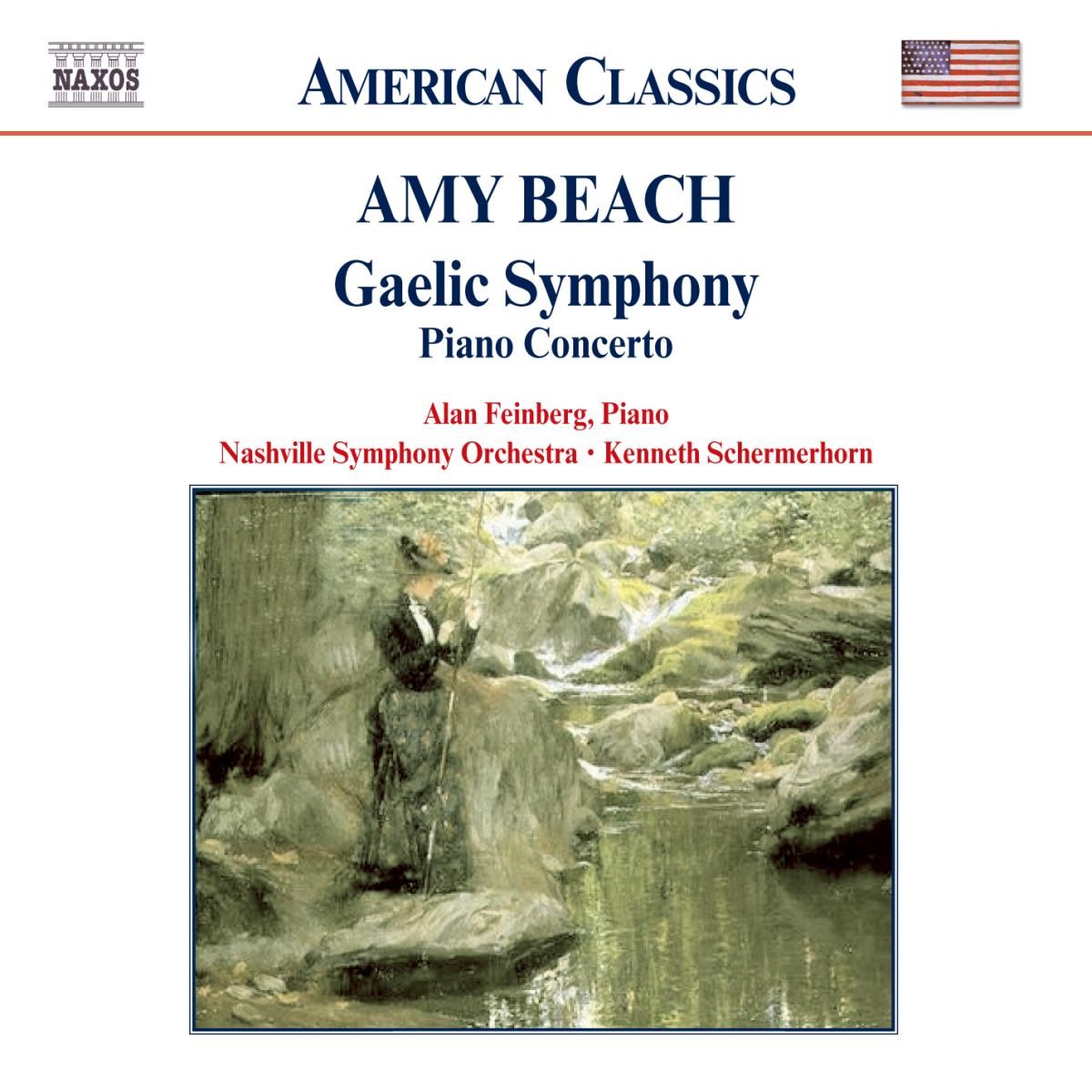 Afbeelding van Alan Feinberg, Nashville Symphony Orchestra, Kenneth Schermerhorn - Beach: Gaelic Symphony, Piano Concerto Op.45
