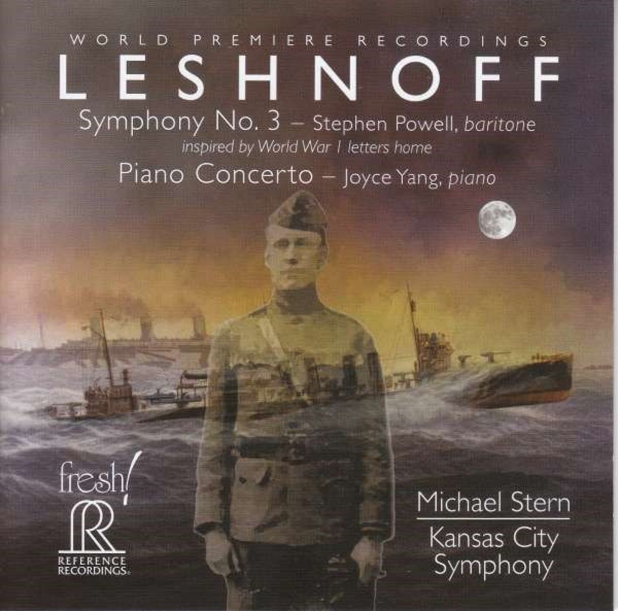 Afbeelding van Kansas City Symphony, Michael Stern - Leshnoff: Symphony No. 3 - Piano Concerto