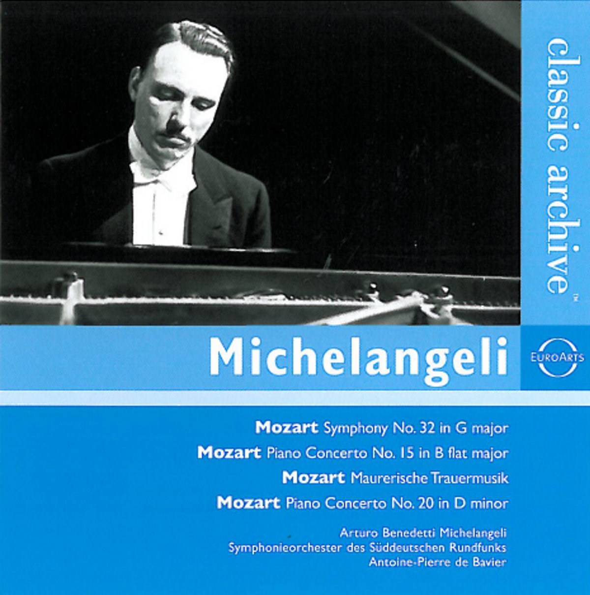 Afbeelding van Arturo Benedetti Michelangeli - Michelangeli: Mozart